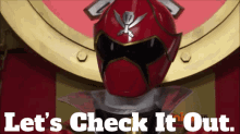 Power Rangers Red Ranger GIF - Power Rangers Red Ranger Lets Check It Out GIFs