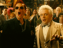 Surprise Scared GIF - Surprise Scared Good Omens GIFs