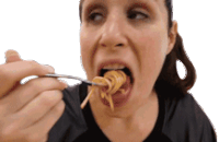 Spaghetti Yummy Sticker - Spaghetti Yummy Delicious Stickers