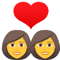 Couple With Heart People Sticker - Couple With Heart People Joypixels Stickers