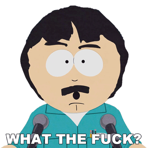 What The Fuck Randy Marsh Sticker - What The Fuck Randy Marsh South Park Stickers