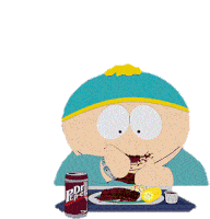 Eating Eric Cartman Sticker - Eating Eric Cartman South Park Stickers