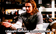 I Thought Hurricane Season Was Over Eat GIF - I Thought Hurricane Season Was Over Eat Saul Silver GIFs