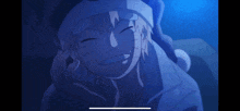 a cartoon of a boy with a bandage on his head smiling