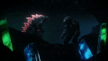 an ad for godzilla kong the new empire