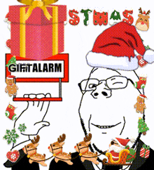 Christmas Wojak GIF - Christmas Wojak Gift GIFs