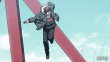 a cartoon character is flying through the air with a netflix logo on the bottom right