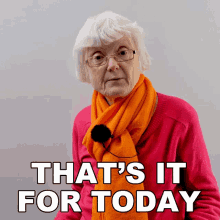 Thats It For Today Gill GIF - Thats It For Today Gill Engvid GIFs