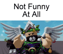 Not Funny Roblox GIF - Not Funny Roblox Death Threats GIFs