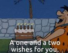 Wish Birthday GIF - Wish Birthday Flintstones GIFs