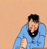 a cartoon of a man with the words what a week huh written above him