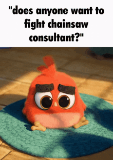 Chainsaw Consultant Toontown GIF - Chainsaw Consultant Toontown Corporate Clash GIFs