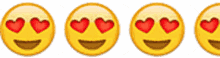 emoji emotional love heart eyes