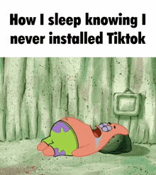 How I Sleep Knowing I Never Installed Tiktok GIF