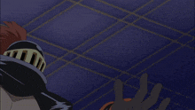 a close up of a person 's hair with a purple background
