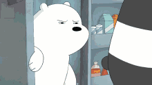 stuck ice bear we bare bears annoyed get out