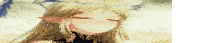 a girl with blonde hair and ears is wearing a crown of thorns on her head .
