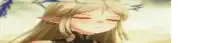 a girl with blonde hair and ears is wearing a crown of thorns on her head .