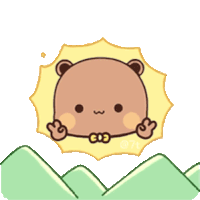 Sunrise Bear Sticker - Sunrise Bear Panda Stickers