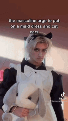 Danny With Maid Dress And Cat Ears Danny Phantom Exe GIF - Danny With Maid Dress And Cat Ears Danny Phantom Exe Dannynotdaddy GIFs
