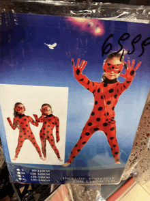 a ladybug costume for a child is being sold for 69.99
