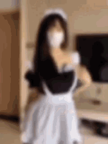 Meme Maid Outfit GIF - Meme Maid Outfit Buff GIFs