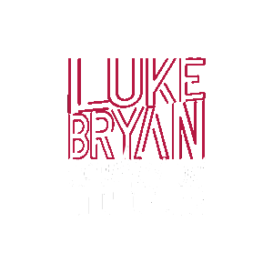 Luke Bryan Name Sticker - Luke Bryan Name Title Card Stickers