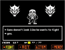 Sans Doesnt Look Like He Wants To Fight You GIF - Sans Doesnt Look Like He Wants To Fight You Undertale GIFs