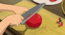 anime tomato cook cooking food