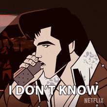 I Dont Know Agent Elvis Presley GIF - I Dont Know Agent Elvis Presley Matthew Mcconaughey GIFs