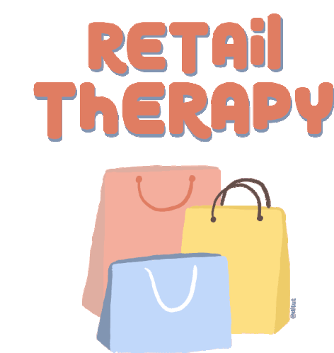 Retail Retail Therapy Sticker - Retail Retail Therapy Shopping Stickers