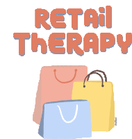 Retail Retail Therapy Sticker - Retail Retail Therapy Shopping Stickers