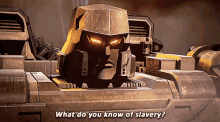 Transformers Megatron GIF - Transformers Megatron What Do You Know Of Slavery GIFs