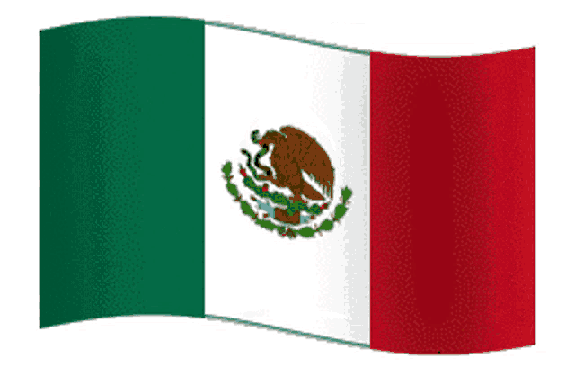 Flag Of Mexico Mexican Flag Sticker - Flag Of Mexico Mexican Flag -  Discover & Share GIFs, حجم الصورة 640x418