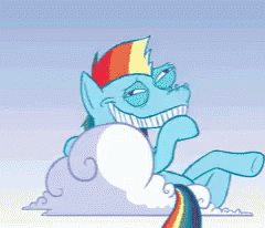 rainbow dash laughing