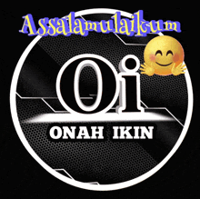 a logo that says oi on it with a smiley face