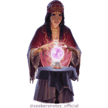 seekers notes fortune teller destiny crystal ball crystal gazer