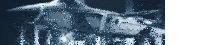 a fighter jet is parked in front of a building in a dark room .