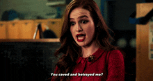 Riverdale Cheryl Blossom GIF - Riverdale Cheryl Blossom You Caved And Betrayed Me GIFs