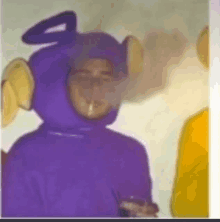 Telly Tubby Purple GIF