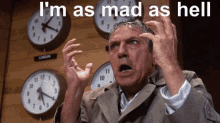 The Network Mad As Hell GIF - The Network Mad As Hell Peter Finch GIFs