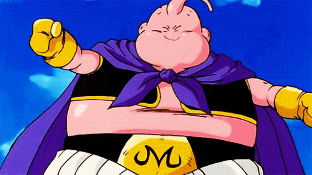 Majin Boo Gordo vs Majin Boo Magro. #dragonballz #dragonball #anime #a