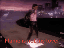 Billie Jean Im Not The One GIF - Billie Jean Im Not The One Flames GIFs