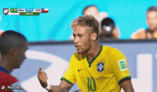 neymar brazil world cup thumbs up