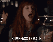 Bomb-ass Female GIF - Younger Tv Younger Tv Land GIFs