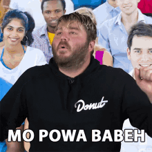 Mo Powa Babeh James Pumphrey GIF - Mo Powa Babeh James Pumphrey Donut Media GIFs