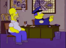 Los Simpson Homer GIF - Los Simpson Homer Police GIFs