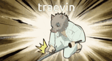 Inosuke Traevin Demon Slayer Traevin GIF - Inosuke Traevin Demon Slayer Traevin Traevin GIFs