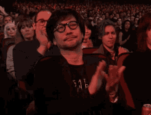 Hideo Kojima Clap GIF - Hideo Kojima Clap Applause GIFs