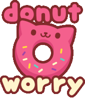 Piffle Donut Sticker - Piffle Donut Cute Stickers